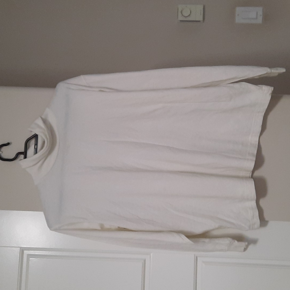 Essential L White long sleeve turtle neck